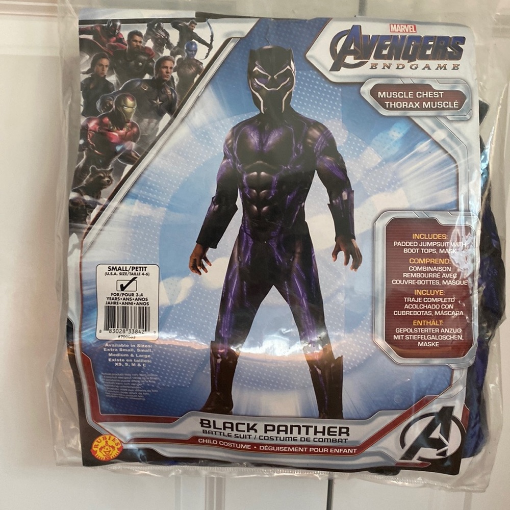 Black Panther Kids Costume- never worn